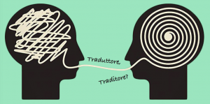 "Traduttore, Tradítore?" photo of conversation between speakers of different languages